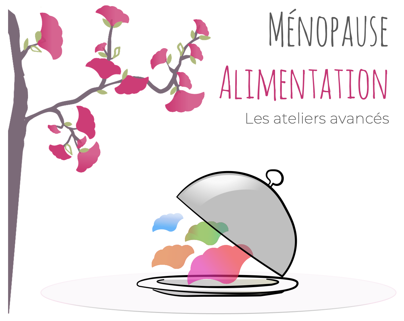 composition photo de deux femmes assise se prenant par les épaules et trinquant dans des verres sérigraphié Kokliko, avec illustration d’un arbres bourgeonnant de fleurs faites de pétales kokliko roses